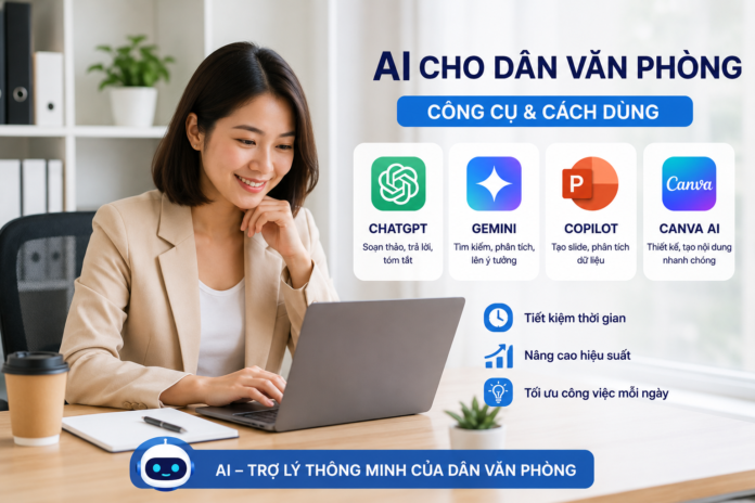 AI cho dân văn phòng: công cụ và cách dùng