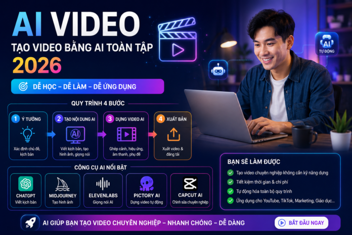 AI video: tạo video bằng AI toàn tập 2026