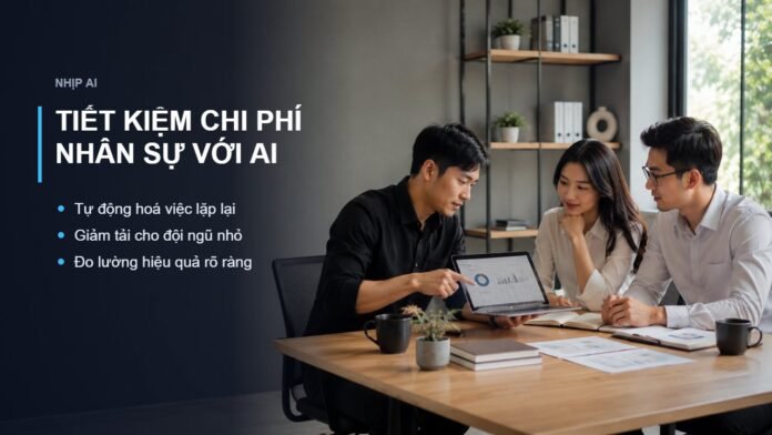 AI giúp tiết kiệm chi phí nhân sự cho doanh nghiệp nhỏ