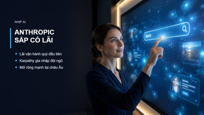 Anthropic sắp có lãi quý đầu tiên năm 2026
