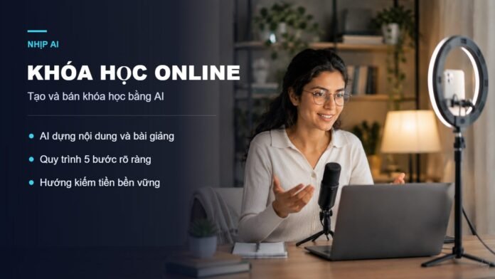 Tạo và bán khóa học online bằng AI