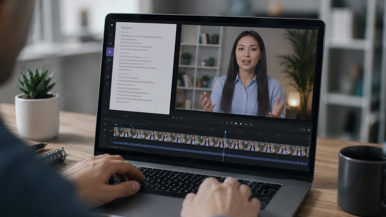 Cách tạo video bằng HeyGen cho người mới 1 Trình tạo video HeyGen với avatar và kịch bản