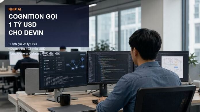 Cognition Devin gọi 1 tỷ USD ở định giá 26 tỷ
