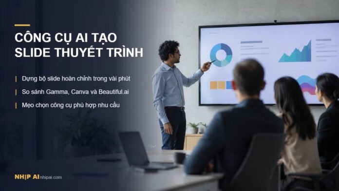 Công cụ AI tạo slide thuyết trình Gamma Canva Beautiful.ai