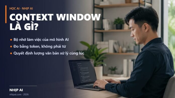 context window la gi - bo nho lam viec cua mo hinh AI
