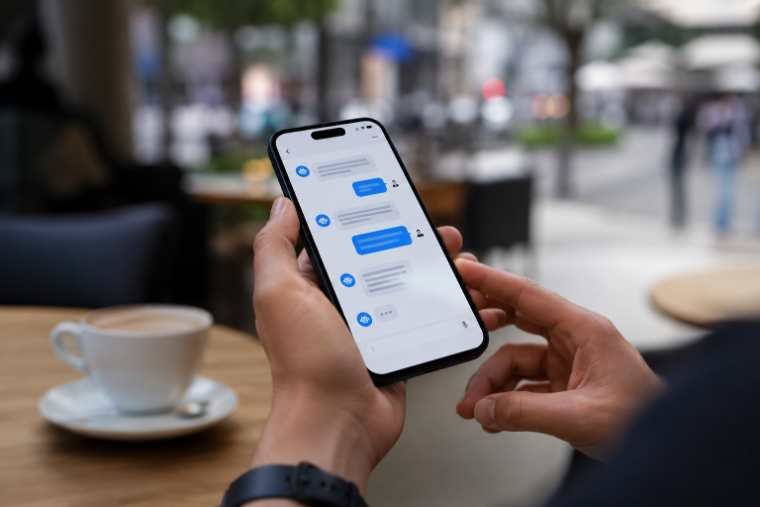 Người dùng tìm hiểu DeepSeek là gì trên điện thoại
