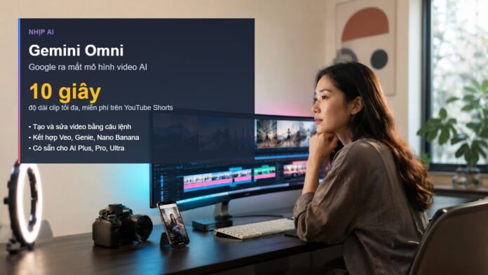 Gemini Omni Google ra mắt mô hình video AI mới