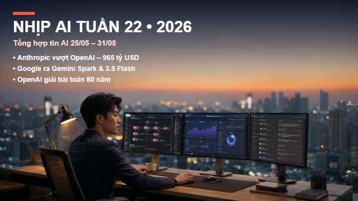 Nhịp AI tuần 22 năm 2026 tổng hợp tin AI nổi bật