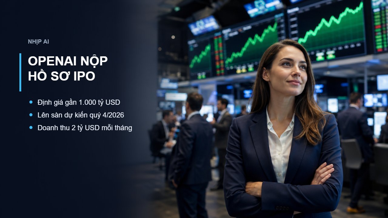 OpenAI IPO: định giá gần 1.000 tỷ USD 1 OpenAI IPO với mức định giá gần 1.000 tỷ USD