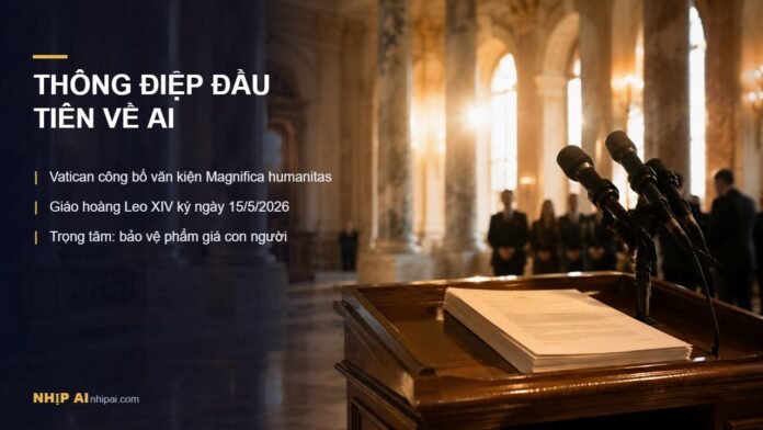 Thông điệp AI Magnifica humanitas của Giáo hoàng Leo XIV