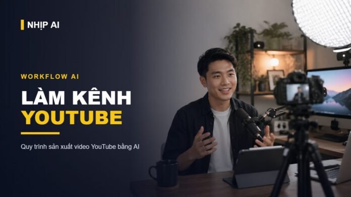 Workflow AI làm kênh YouTube bằng công cụ AI