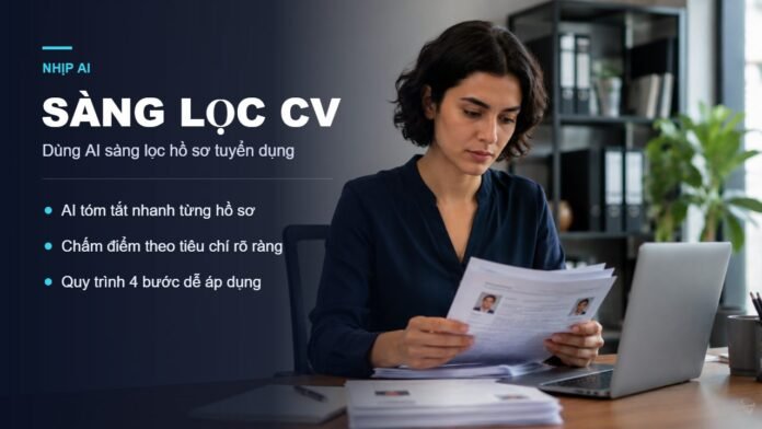 Workflow AI sàng lọc CV tuyển dụng