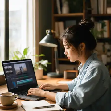 AI video 2026: hướng dẫn tạo từ A-Z (Synthesia, HeyGen, Sora) 3 Hướng dẫn tạo AI video 2026 người Việt thao tác laptop