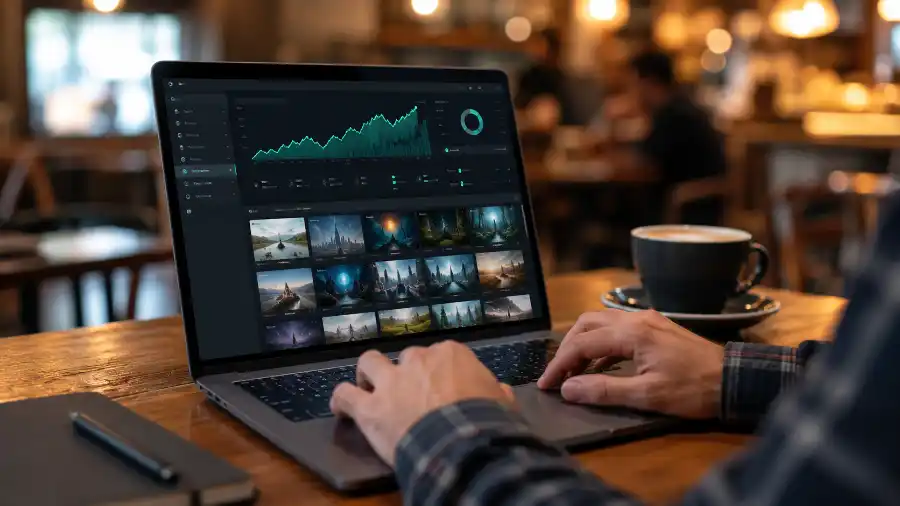 Bảng phân tích thu nhập khi bán ảnh AI trên Adobe Stock