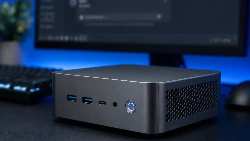 Chạy AI cục bộ 235 tỷ tham số trên máy mini 2026 1 Máy mini chạy AI cục bộ với chip AMD Ryzen AI Max+ 395