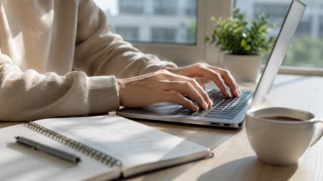 Học nhanh gấp đôi nhờ gia sư AI 1 Tự học cùng gia sư AI bên chiếc laptop