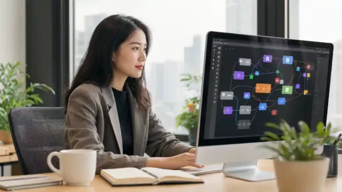 Make.com hướng dẫn 2026 — marketer Việt xem scenario automation trên màn hình