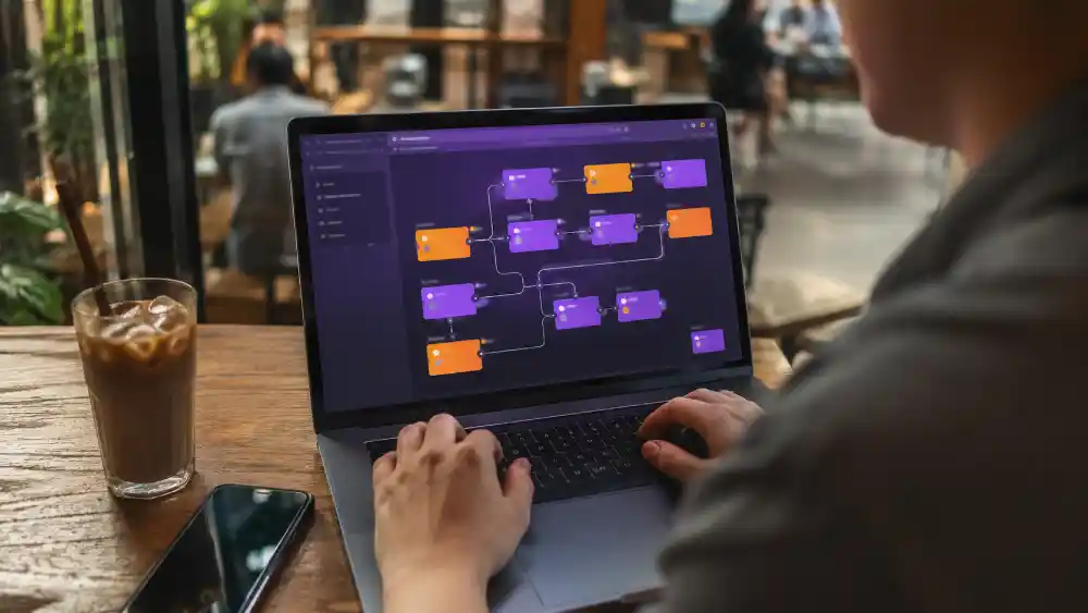 Make.com hướng dẫn 2026 — automation cho người Việt từ 0 1 Make.com hướng dẫn 2026 — màn hình scenario kéo thả cho người Việt mới bắt đầu