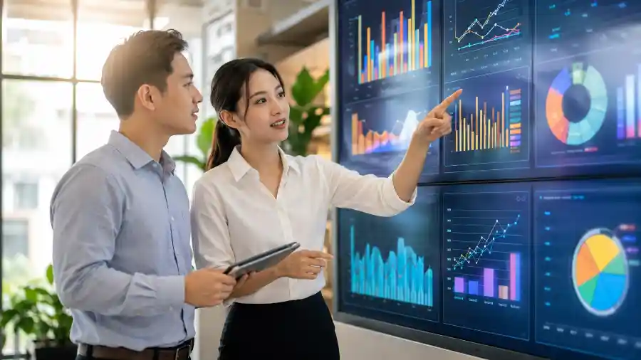 Nhịp AI tuần 25 năm 2026: tổng hợp đầy đủ 2 Nhịp AI tuần 25: hai chuyên gia Việt thảo luận trước màn hình dữ liệu