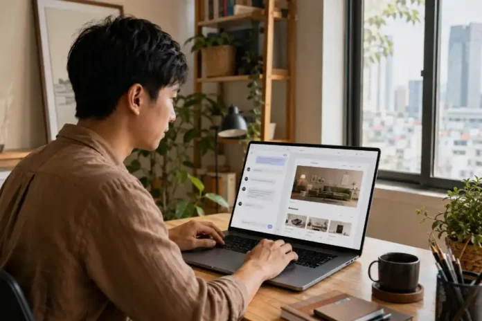 Hostinger Horizons giao diện xây web app bằng AI không cần code