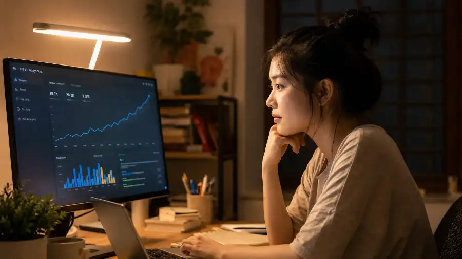 Kit Creator Network 2026: cách tăng list miễn phí bằng referral 2 Kit Creator Network - xem bao cao tang truong subscriber tren man hinh