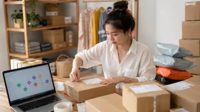 kịch bản make.com tự động hoá shop online TikTok Shop Shopee