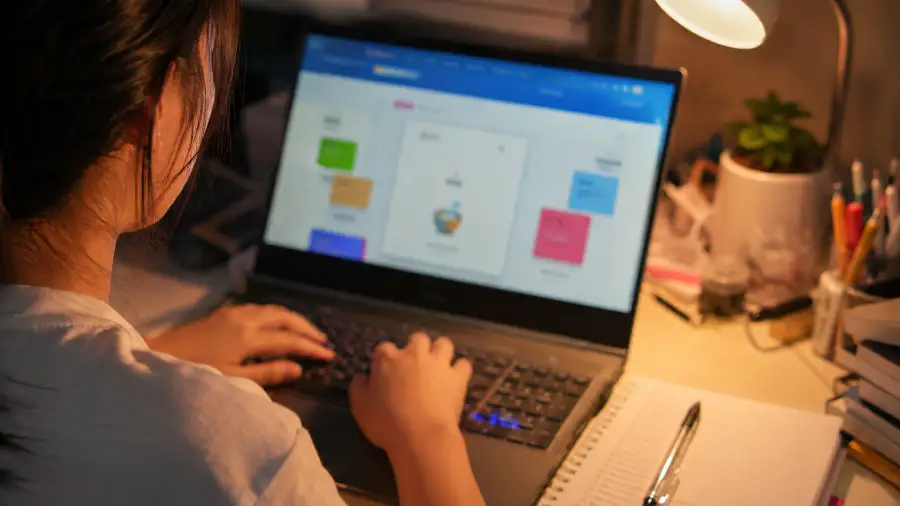 plugin ChatGPT — sinh viên Việt Nam xem flashcard và đề cương ôn tập trên laptop
