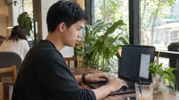 Freelancer Việt kiếm tiền vibe coding xây app bằng AI tại quán cafe