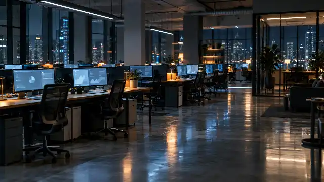 AI tự động hóa nghiên cứu chạy xuyên đêm trong văn phòng công nghệ