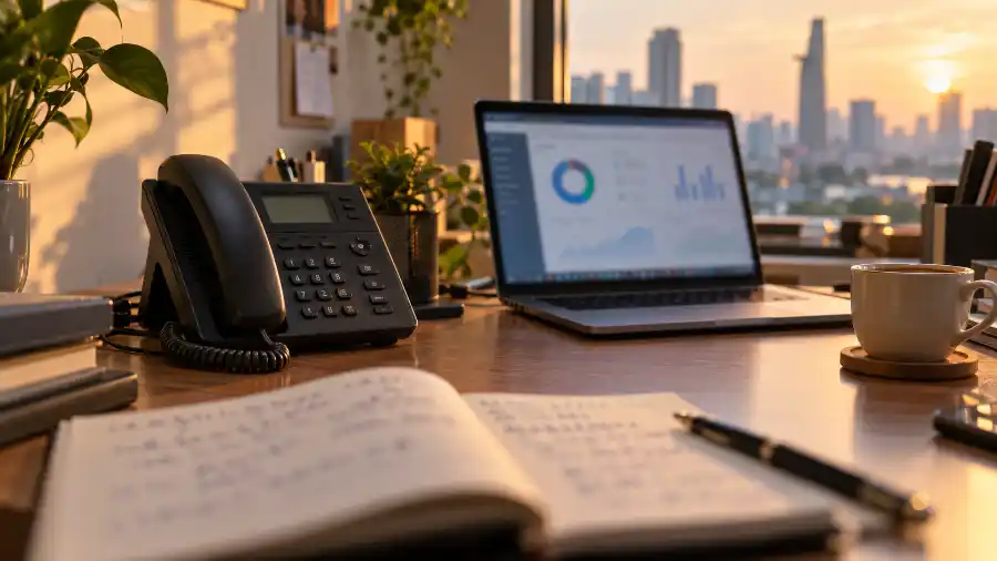 ElevenLabs Voice Agent 2026: 6 bước dựng tổng đài tiếng Việt 1 Bàn làm việc với dashboard tổng đài ElevenLabs Voice Agent