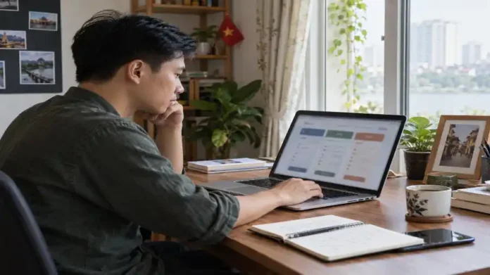 Freelancer Việt xây bảng giá dịch vụ AI trên laptop tại nhà
