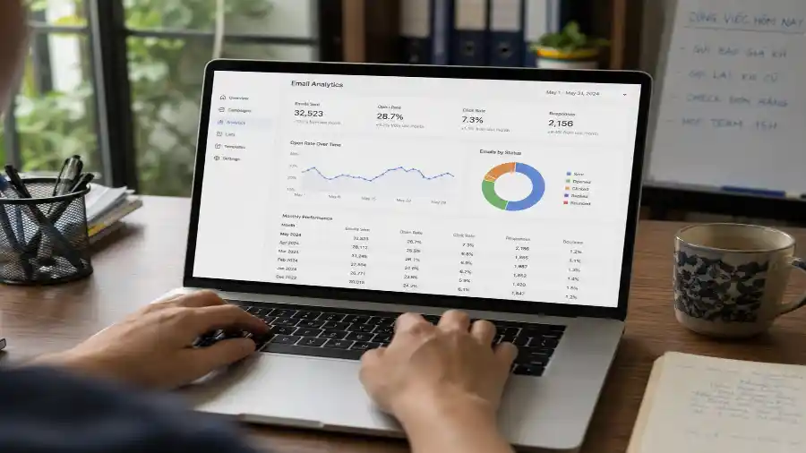 Kit deliverability 2026: 7 mẹo vào inbox không bị spam 1 Creator Việt kiểm tra Kit deliverability trên hộp thư buổi sáng