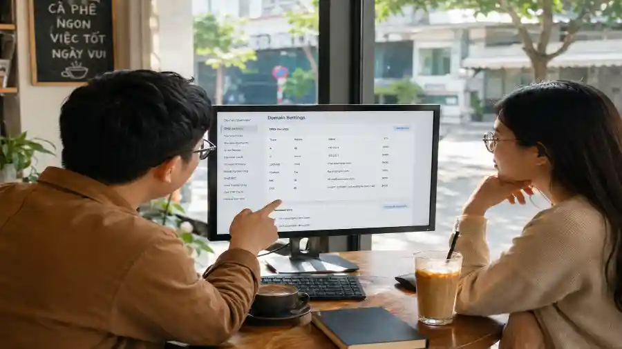 Kit deliverability 2026: 7 mẹo vào inbox không bị spam 2 Bảng số liệu theo dõi Kit deliverability trên màn hình laptop