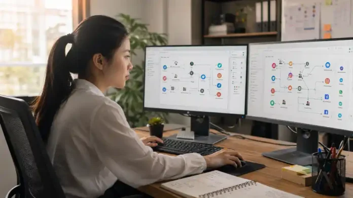 Marketer Việt dựng kịch bản Make.com marketing tự động đăng bài mạng xã hội