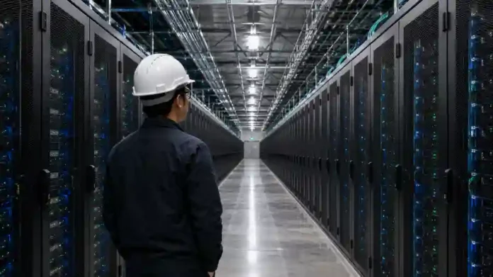 Neocloud vận hành trung tâm dữ liệu AI với dãy tủ máy chủ Nvidia